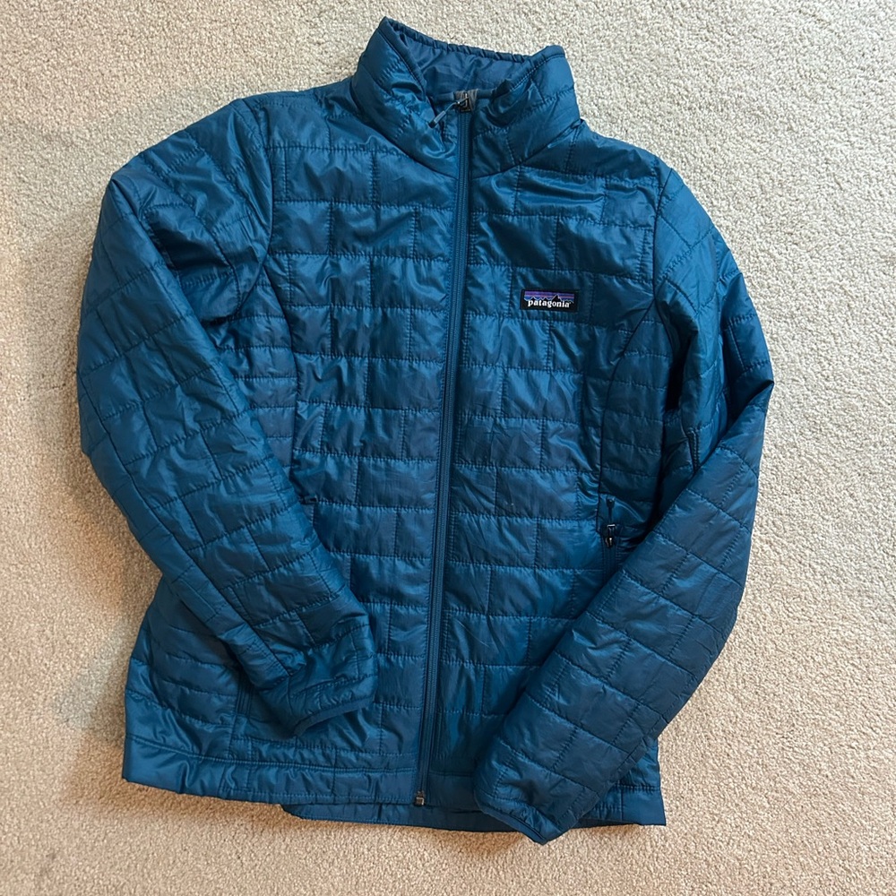 Patagonia Teal Quilted Jacket